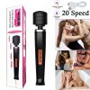 Magic Massagestab Wand Massager-Massagegerät-Wasserdicht-Vibrator-Stark aufladba