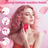 Rose Tongue Vibrator for Women, 9 Licking Modes Bendable Dual Vibrators for Anal Clitoral Stimulation