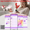 Wearable Vibrator for Women, APP Remote Vibrator for G Spot and Clit Stimulator, Wiggling Heated Vibrator for Couples Play