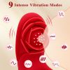 Vibrating Cock Ring for Men, Dual Motor Remote Control Penis Vibrator with Clit Stimulator Adult Toys for Couples