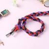 2pack Silk Rope Long Rope, Skin Friendly Soft Rope Durable, 5M 8 mm Multipurpose Long Satin Braided Twisted Rope (Black, Red)