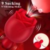 Clit Sucker Flower Clitoral Stimulator, Discreet Rose Sex Toy for Women, Couples, Solo Play