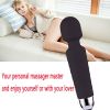 Cordless Handheld Powerful Vibrating Massager Wand Full Body Magic Therapy Motor