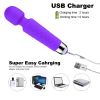 Cordless Handheld Powerful Vibrating Massager Wand Full Body Magic Therapy Motor