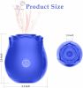 Discreet 10 Speed Personal Massage Rose Vibrator sucking Massager for Women